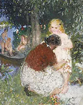 Bathing in Summer By Pierre Eugene Montezin