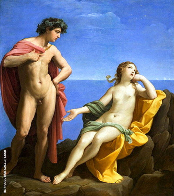 Bacchus and Ariadne 1619 by Guido Reni | Oil Painting Reproduction