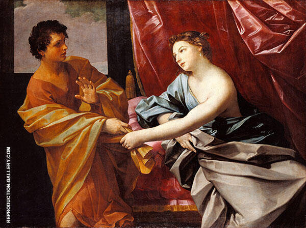 Joseph and Potiphar's Wife 1630 by Guido Reni | Oil Painting Reproduction