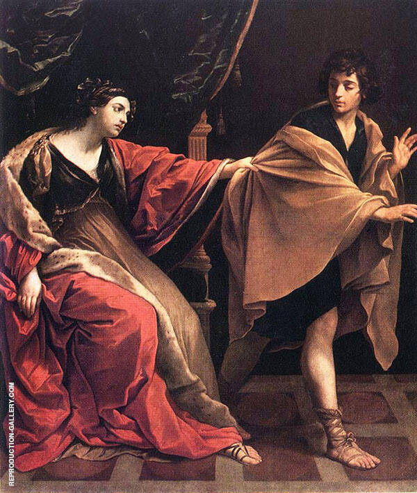 Joseph and Potiphar's Wife 1631 by Guido Reni | Oil Painting Reproduction
