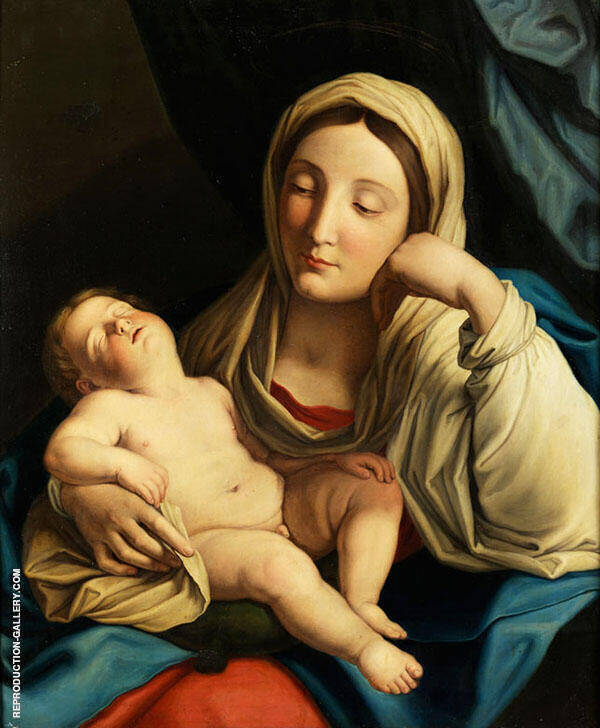 Madonna with Child by Guido Reni | Oil Painting Reproduction