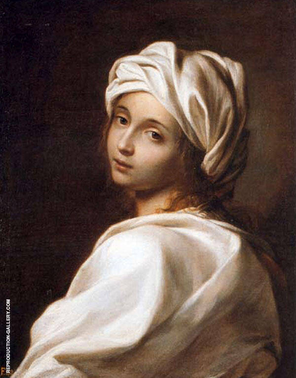 Portrait of Beatrice Cenci 1577 by Guido Reni | Oil Painting Reproduction