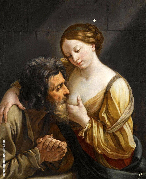 Roman Charity by Guido Reni | Oil Painting Reproduction