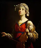 Saint Cecilia 1606 By Guido Reni