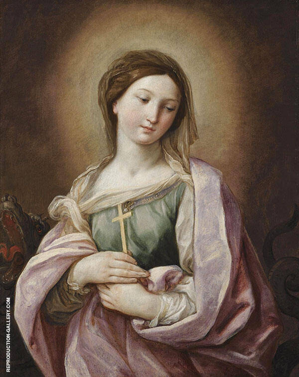 Saint Margaret of Antioch by Guido Reni | Oil Painting Reproduction