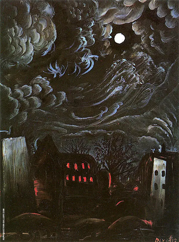 Night Over the City By Otto Dix