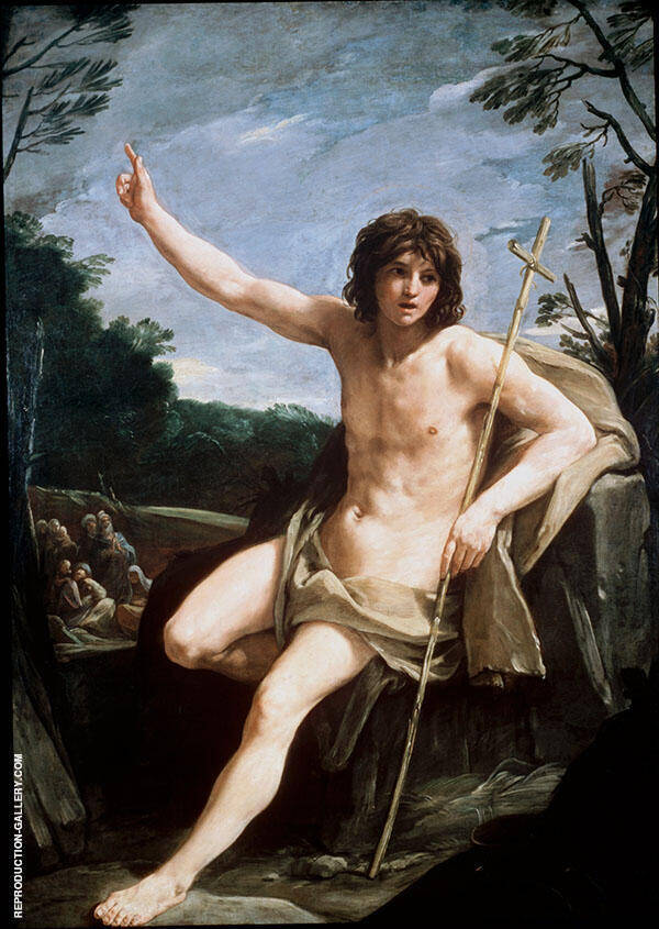 St John The Baptist in The Wilderness 1636 | Oil Painting Reproduction