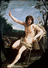St John The Baptist in The Wilderness 1636 By Guido Reni
