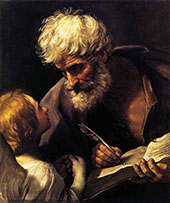 St Matthew and The Angel 1635 By Guido Reni