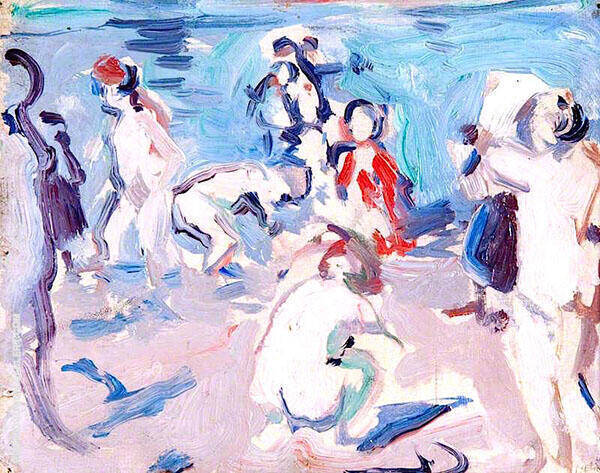 Bathers 1906 by Samuel John Peploe | Oil Painting Reproduction
