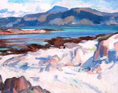 Ben More from Martyrs Bay Iona 1925 By Samuel John Peploe