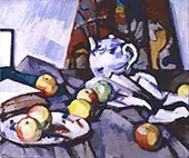 Blue and White Teapot 1917 By Samuel John Peploe