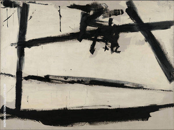 No 2 1954 by Franz Kline | Oil Painting Reproduction