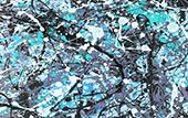 Inspired by, Colors of the Sea By Jackson Pollock (Inspired By)