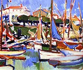 Boat at Royan 2 1910 By Samuel John Peploe