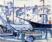 Cassis Harbour By Samuel John Peploe