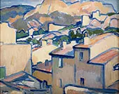 Cassis Rooftops 1913 By Samuel John Peploe