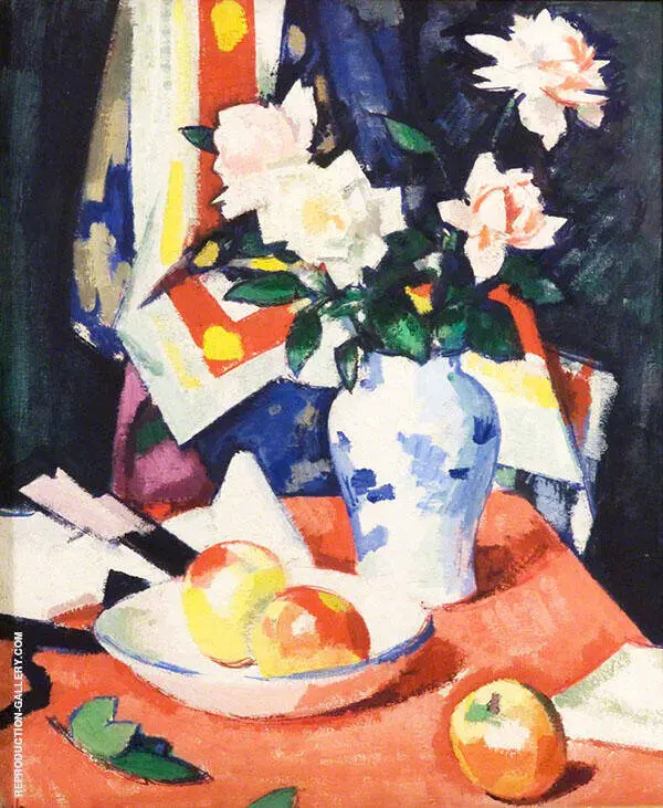 Roses and Still Life By Samuel John Peploe