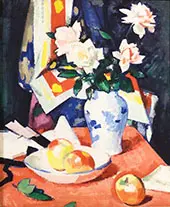 Roses and Still Life By Samuel John Peploe