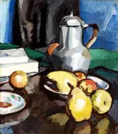 Still Life with Pewter Coffee Pot By Samuel John Peploe
