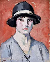 The Black Hat By Samuel John Peploe
