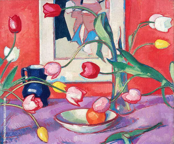 Tulips By Samuel John Peploe
