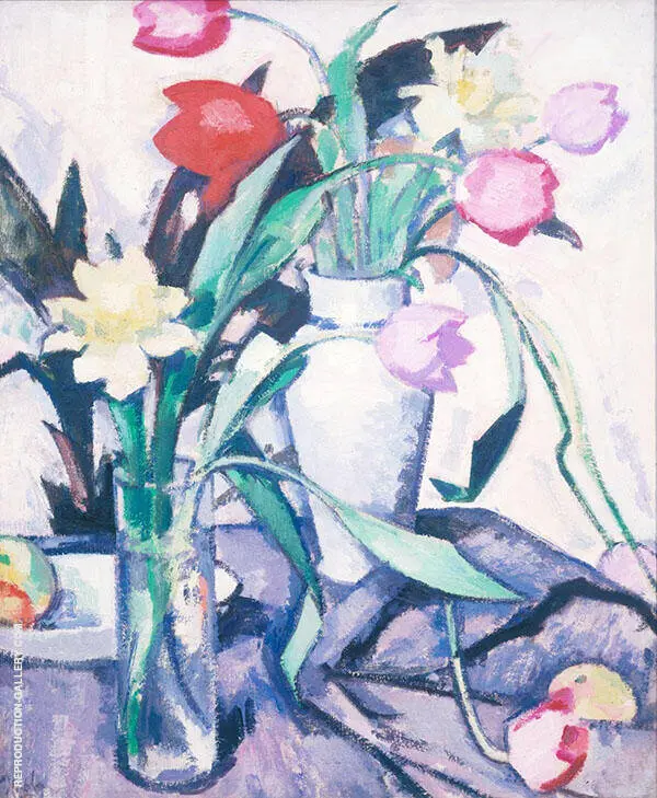 Tulips 1923 By Samuel John Peploe