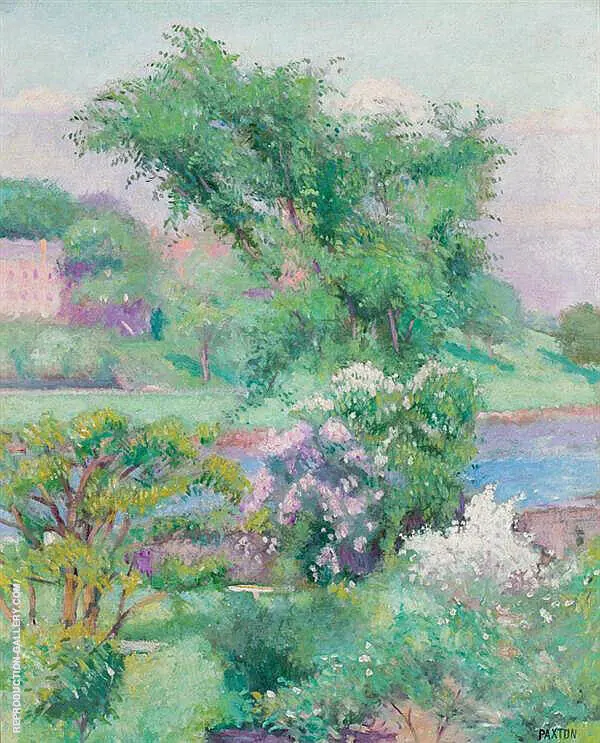 Along The Charles River Boston By William Paxton