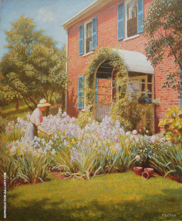 Betty in The Garden By William Paxton