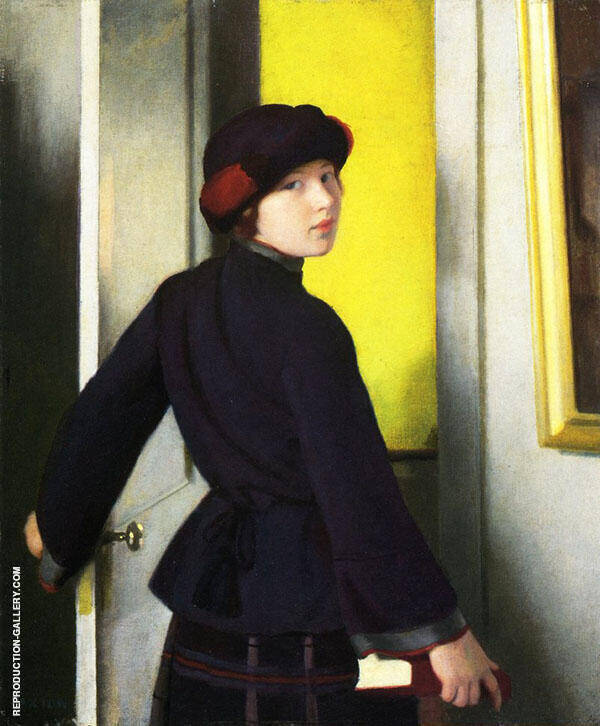 Leaving The Studio by William Paxton | Oil Painting Reproduction