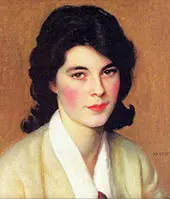 Portrait of Enid Hallin By William Paxton