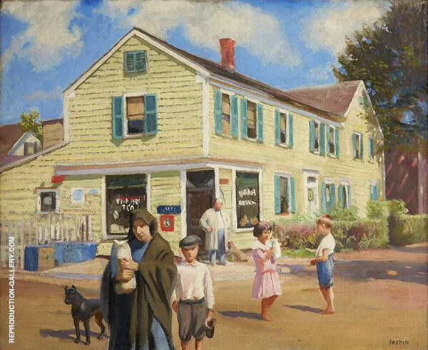 Provincetown Street The Corner Grocery By William Paxton