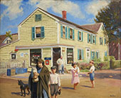 Provincetown Street The Corner Grocery By William Paxton