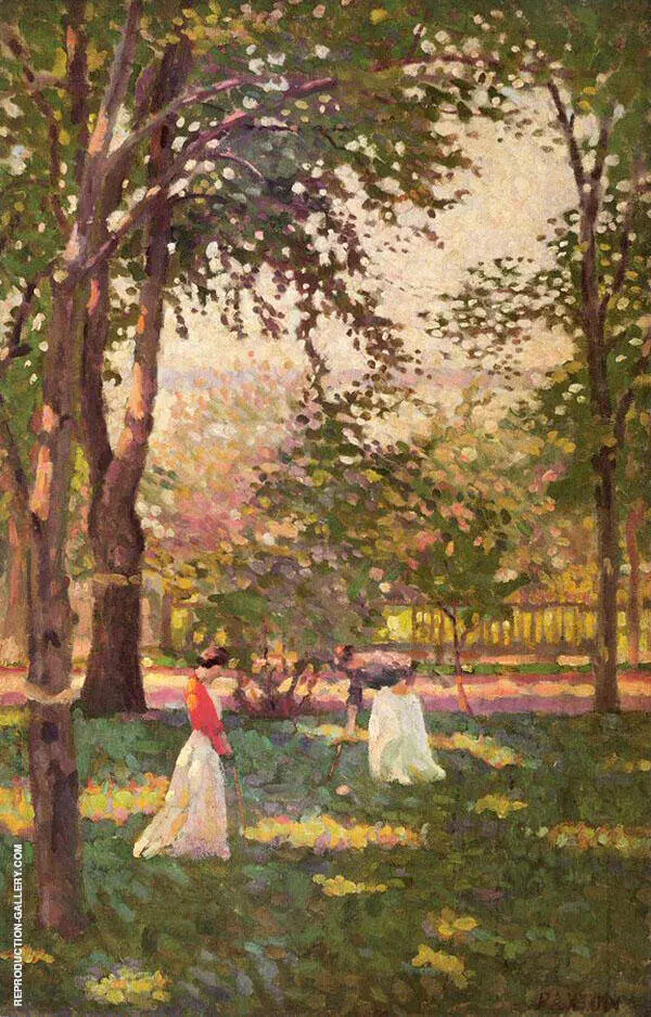 The Croquet Players By William Paxton