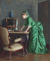 The Green Dress By William Paxton