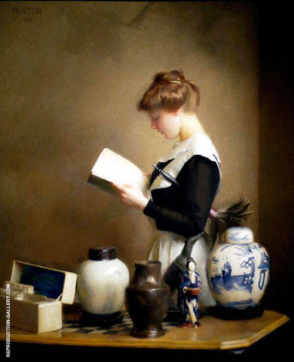 The Housemaid by William Paxton | Oil Painting Reproduction