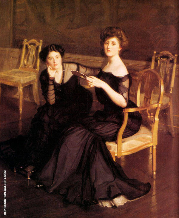 The Sisters by William M Paxton | Oil Painting Reproduction