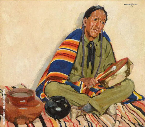 A Singer By Walter Ufer