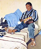 A Singing Indian By Walter Ufer