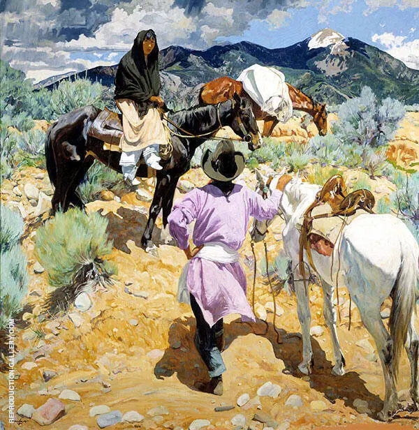 At Rest 1926 By Walter Ufer