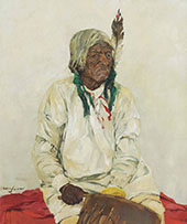 El Cacique del Pueblo 1916 By Walter Ufer