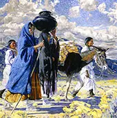 Going East 1917 By Walter Ufer
