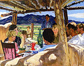 Luncheon at Lone Locust 1923 By Walter Ufer