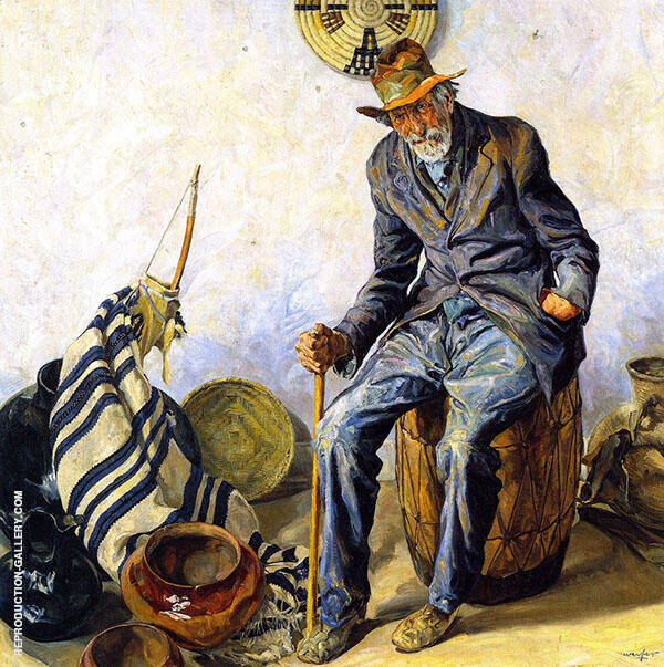 Manuel La Jeunesse 1922 by Walter Ufer | Oil Painting Reproduction