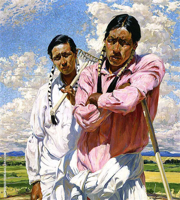 Me and Him 1918 By Walter Ufer