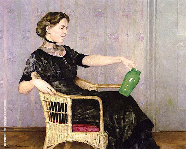 Portrait of Mary 1913 By Walter Ufer