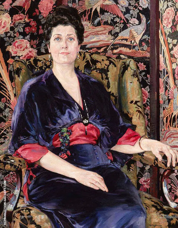 Portrait of Mrs Walter Wardrop By Walter Ufer