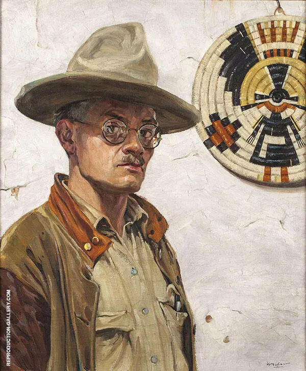 Self Portrait 1920 By Walter Ufer