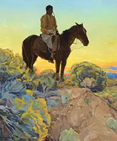 Sundown By Walter Ufer