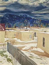 Taos Mood By Walter Ufer